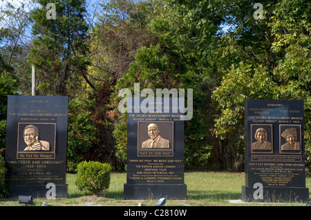 I diritti civili Memorial a Selma, Alabama, Stati Uniti d'America. Foto Stock