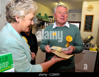 Paddy Ashdown ex leader dei Lib Dem partito politico Foto Stock