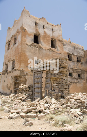 Oman, Dhofar, Salalah. Mirbat, l'antica capitale di Dhofar. Casa storica di oltre 500 anni. Foto Stock