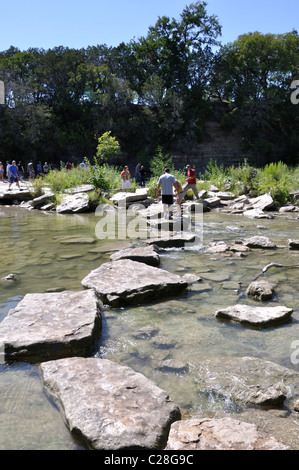 Dinosaur Valley State Park, Glen Rose, Texas, Stati Uniti d'America Foto Stock