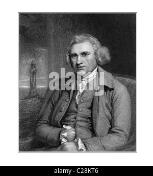 John Smeaton 1724 1794 Inglese ingegnere civile illustrazione da una incisione Foto Stock