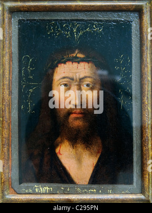 Testa di Cristo, ca. 1445, Petrus Christus, Foto Stock