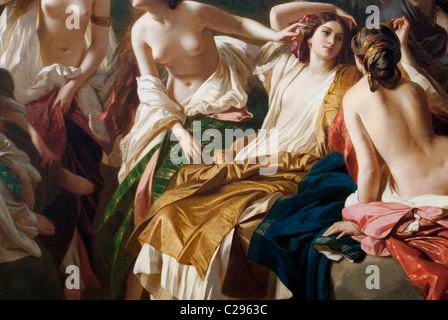 Dettaglio: Florinda, 1853, di Franz Xaver Winterhalter, Foto Stock