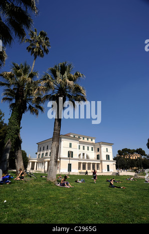 Italia, Roma, Villa Torlonia, Casino Nobile Foto Stock