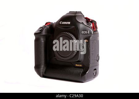 Corpo fotocamera professionale moderna - Canon EOS 1 DS Mark III Foto Stock