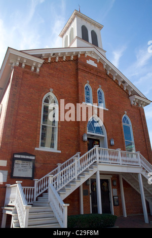 Dexter Avenue chiesa battista a Montgomery, Alabama, Stati Uniti d'America. Foto Stock