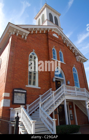 Dexter Avenue chiesa battista a Montgomery, Alabama, Stati Uniti d'America. Foto Stock