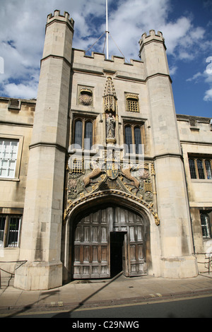 Università di Cambridge entrata a Jesus College Foto Stock