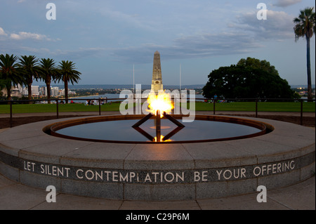 Membro War Memorial Precinct re park Perth Western Australia. Foto Stock