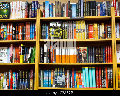 Fornitissimo libreria ripiani, STATI UNITI D'AMERICA Foto Stock