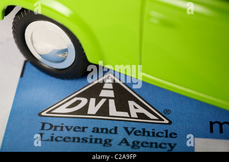 Logo DVLA Foto Stock