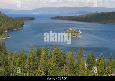 Emerald Bay Lake Tahoe California Foto Stock