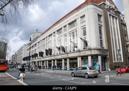 Guarisce guarire & Son Ltd Furniture Store Tottenham Court Road divani arredamento cucine tende spazio soggiorno sala da pranzo Foto Stock