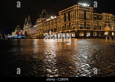 Grandi magazzini GUM in Piazza Rossa di Mosca, Russia Foto Stock