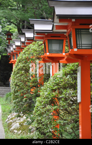 Kurama-dera e Kibune -jinja santuario a Kyoto, Giappone Foto Stock
