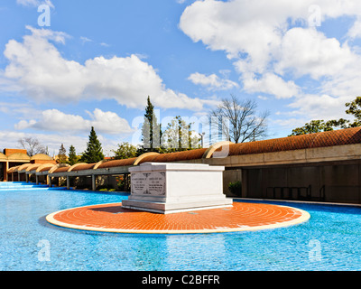 MLK & Coretta Scott King cripta, Atlanta Foto Stock