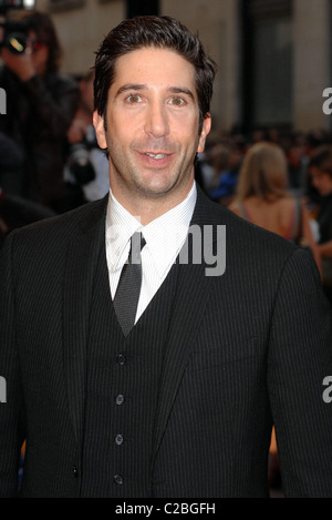 David Schwimmer UK premiere di 'Esegui, Fat Boy, esegui" tenutasi presso l' Odeon West End arrivi - Londra, Inghilterra - 03.09.07 : Foto Stock