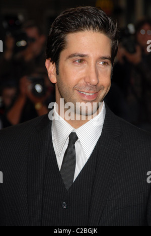 David Schwimmer UK premiere di 'Esegui, Fat Boy, esegui" tenutasi presso l' Odeon West End arrivi - Londra, Inghilterra - 03.09.07 Foto Stock