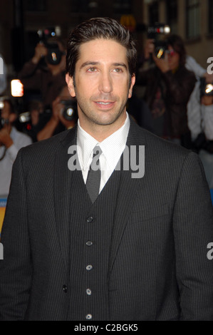 David Schwimmer UK premiere di 'Esegui, Fat Boy, esegui" tenutasi presso l' Odeon West End arrivi - Londra, Inghilterra - 03.09.07 Foto Stock