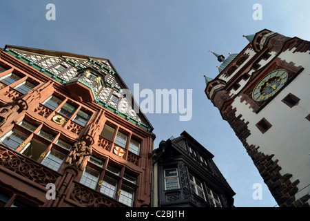 Martinstor, Freiburg Foto Stock