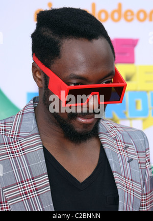 Si.I.AM NICKELODEON'S 24TH Annuale KIDS CHOICE AWARDS DOWNTOWN LOS ANGELES CALIFORNIA USA 02 Aprile 2011 Foto Stock