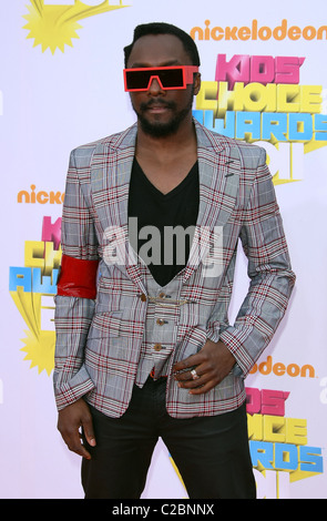 Si.I.AM NICKELODEON'S 24TH Annuale KIDS CHOICE AWARDS DOWNTOWN LOS ANGELES CALIFORNIA USA 02 Aprile 2011 Foto Stock