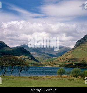 Nant Nantlle Gwynedd in Galles Foto Stock