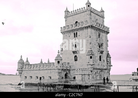 La Torre di Belem. Lisbona. Portogallo Foto Stock