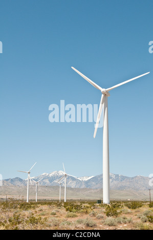 Palm Springs, California. Wind Farm al di fuori di Palm Springs. Foto Stock