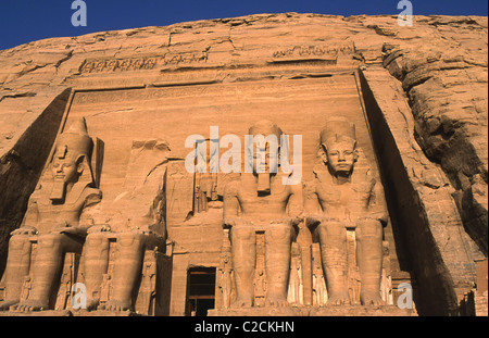 Abu Simbel tempio. Egitto Foto Stock