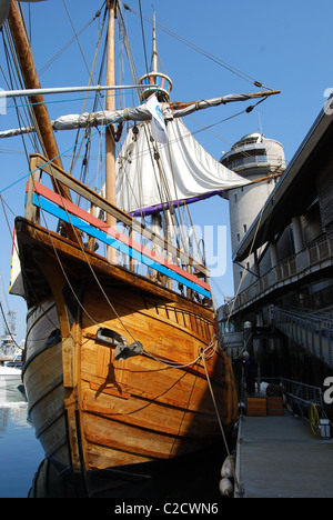 Matteo ormeggiata presso il National Maritime Museum Cornwall Foto Stock