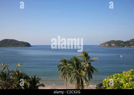 Playa La Ropa, Oceano Pacifico, Zihuatanejo, Guerrero membro, Messico, America del Nord Foto Stock