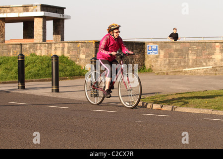 Burnham on sea, Triathlon Aprile 2011 Foto Stock