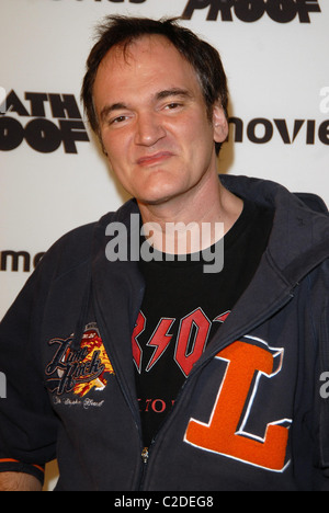 Quentin Tarantino film Sky e prova di morte pro-celebrity Banger gara a Wimbledon Greyhound Stadium di Londra - Inghilterra - Foto Stock