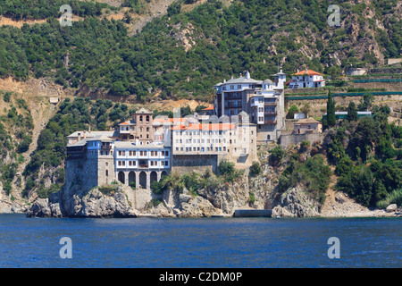 Grigoriou monastero sul monte santo Penisola di Athos Foto Stock