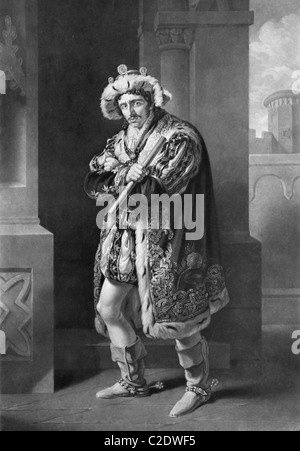 Edmund Kean come Richard III Foto Stock