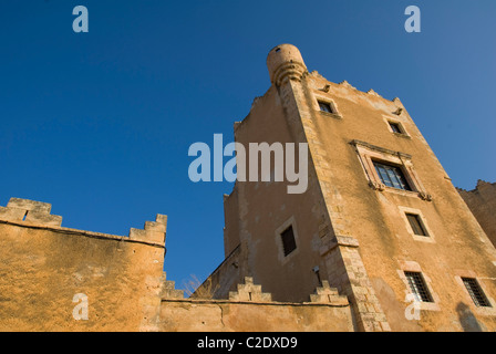 Castello di Altafulla (XI secolo). Tarragonès, Costa Daurada. Provincia di Tarragona Catalogna Foto Stock