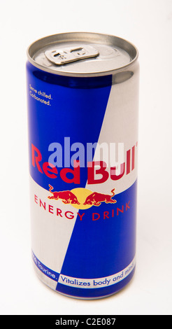 Red Bull energy drink può Foto Stock