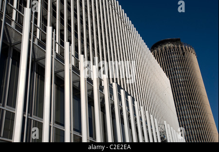 Torre Europa, Azca il quartiere finanziario. Madrid. Spagna Foto Stock