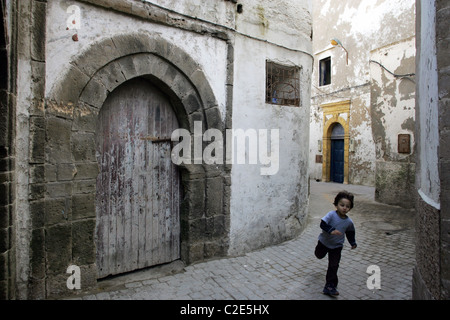 La medina di Essaouira, Marocco, Africa del Nord. Foto Stock