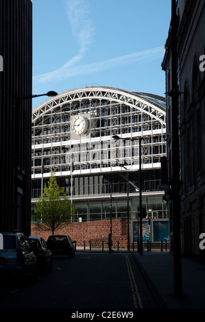 Manchester Central Convention Complex, ex G-Mex. Costruito nel 1870 come una stazione ferroviaria, aperto come G-Mex nel 1986. Foto Stock