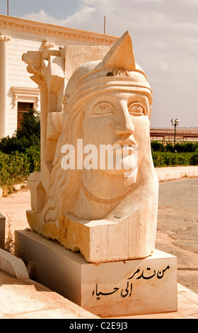 Zenobia regina di Palmyra Siria Camel Race Track Siro Foto Stock