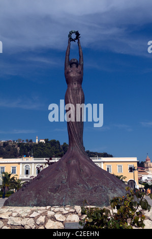 Città di Zacinto Grecia Zante Foto Stock