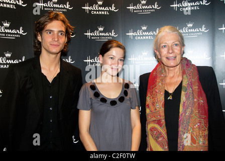 Egbert Jan Weeber, Hannah Herzsprung e Vanessa Redgrave Hampton International Film Festival 2007, lo screening di 'shell Foto Stock