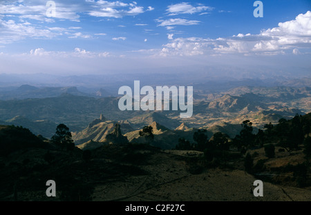 Simien Mountains Amhara Etiopia Foto Stock