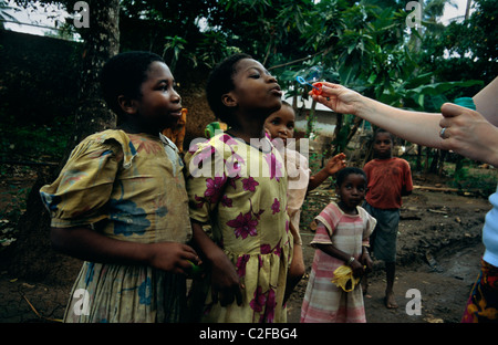 Persone isola di Zanzibar Tanzania Foto Stock