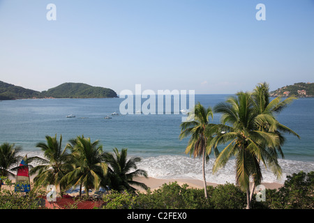 Playa La Ropa, Oceano Pacifico, Zihuatanejo, Guerrero membro, Messico, America del Nord Foto Stock