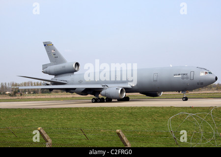 Il USAF DC10 aeromobile Foto Stock