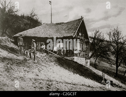 Foresta Nera villa che si affaccia sulla Mosa Foto Stock