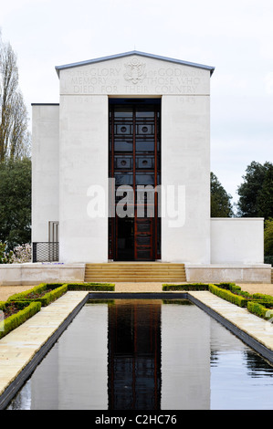 Guerra americana e Memorial Cemetery a Madingley, vicino a Cambridge, Inghilterra Foto Stock